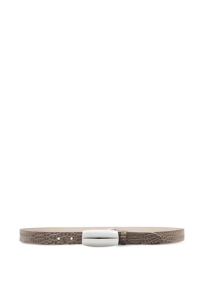 L'Agence Marlowe leather belt - Brown