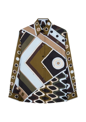 PUCCI geometric-print shirt - Green