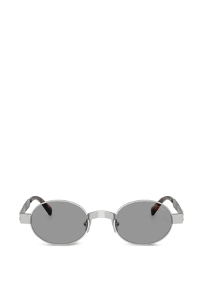 Miu Miu Eyewear oval-frame sunglasses - Silver