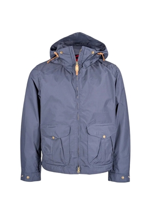 Ceccarelli flap-pocket detachable hood jacket - Blue