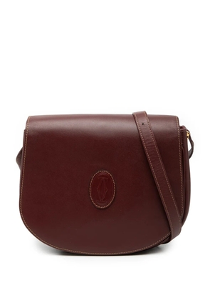 Cartier 1990-2000 Leather Must De Cartier crossbody bag - Red