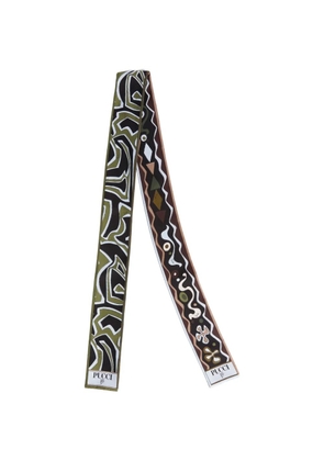 PUCCI geometric-print scarf - Black