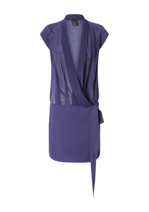 PINKO tie-waist short dress - Purple