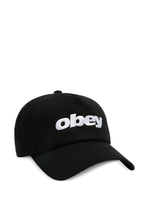 Obey logo-embroidered baseball cap - Black