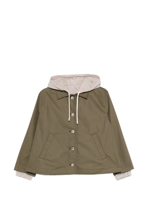 Herno hooded buttoned jacket - Green