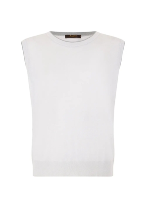 Moorer sleeveless vest - White