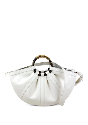 Coccinelle leather tote bag - White