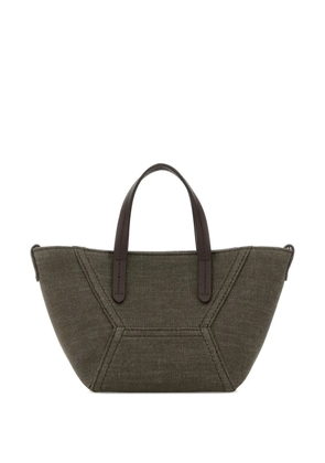 Brunello Cucinelli top handle tote bag - Green