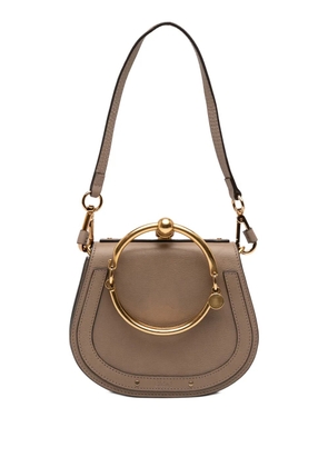 Chloé Pre-Owned 2017 Small Leather Nile Bracelet satchel - Brown