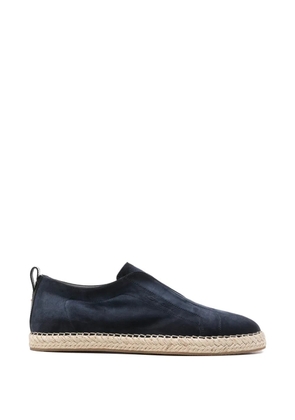 Santoni espadrille flat shoes - Blue