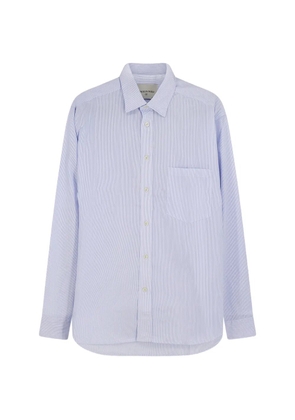 WALK IN PARIS striped pocket shirt - White