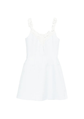 SHUSHU/TONG ruffled mini dress - Blue