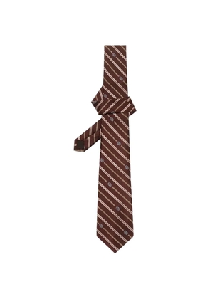 Drôle De Monsieur striped tie - Red