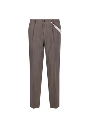 Santaniello Irno pleated trousers - Brown