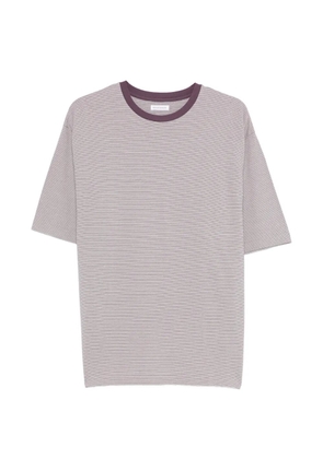 Kaptain Sunshine striped crew-neck T-shirt - Purple