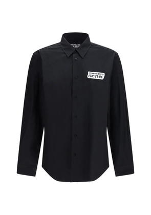 Versace Jeans Couture patch cotton shirt - Black