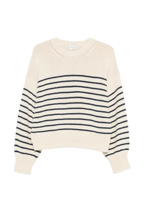 Alysi striped-detail sweater - Neutrals