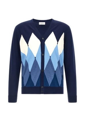 Ballantyne V-neck cardigan - Blue