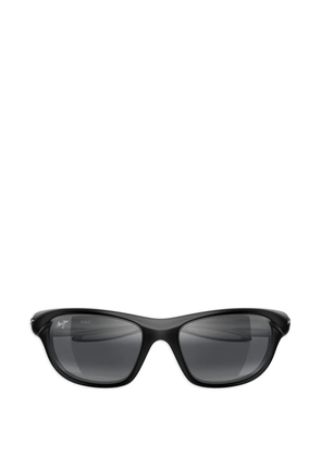 Maui Jim Haulani rectangle-frame sunglasses - Black