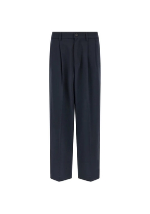 Department 5 double pleats straight trousers - Blue