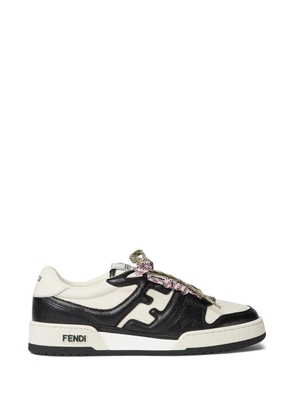FENDI Match logo-detail sneakers - Black