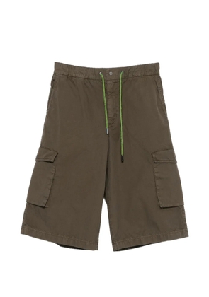 Herno drawstring-fastening cargo shorts - Green
