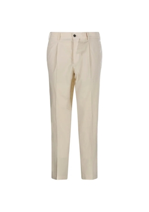 Santaniello pleated trousers - Neutrals