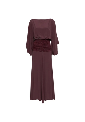 PINKO gathered maxi dress