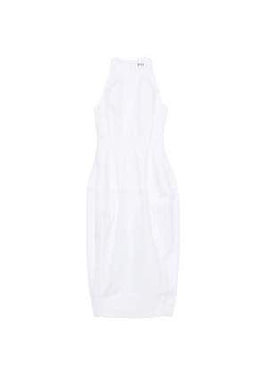 Róhe crew-neck midi dress - White