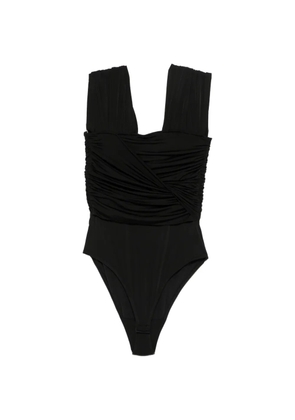 GANNI twisted bodysuit - Black