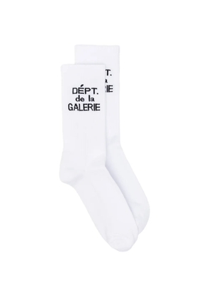 GALLERY DEPT. ribbed socks - White