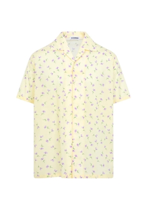 Jil Sander floral-print short-sleeve shirt - Yellow