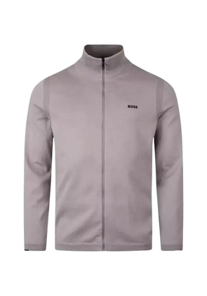 BOSS zip ribbed jacket - Grey