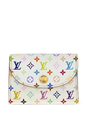 Louis Vuitton Pre-Owned 2008 logo-detail wallet - White