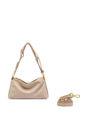 GIANNI CHIARINI Fanny knot chain leather shoulder bag - Pink
