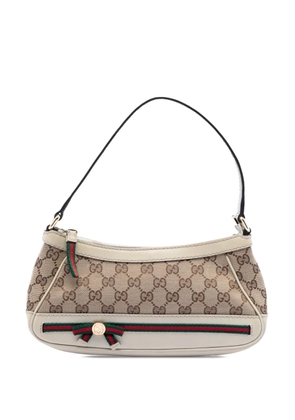 Gucci Pre-Owned 2016-2026 GG Canvas Mayfair shoulder bag - White