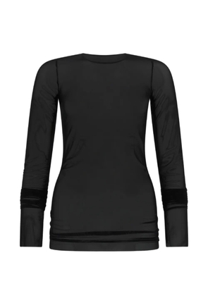 Rick Owens Lilies long-sleeves T-shirt - Black
