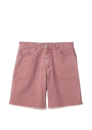 COOR belt-loop buttoned shorts - Pink