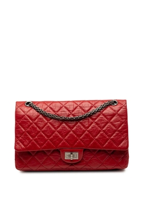 CHANEL Pre-Owned 2012 Quilted Aged Calfskin Reissue 2.55 Double Flap 226 shoulder bag - Red