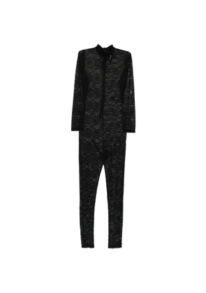 Alchemy lace zip jumpsuit - Black
