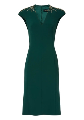 Jenny Packham Ardila crystal-embellished midi dress - Green
