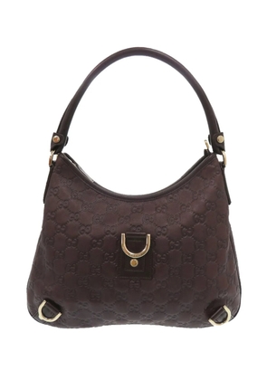 Gucci Pre-Owned 2000-2015 Guccissima Abbey D Ring shoulder bag - Brown