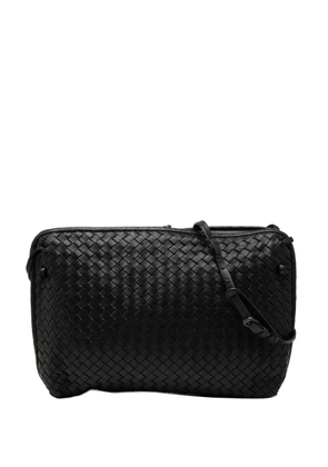 Bottega Veneta Pre-Owned 2011 Large Nappa Intrecciato Nodini crossbody bag - Black