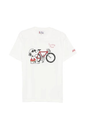 MC2 Saint Barth X Peanuts snoopy bike T-shirt - White