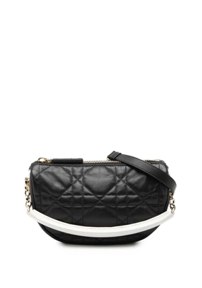 Christian Dior Pre-Owned 2021 Small Lambskin Cannage Dior Vibe Hobo satchel - Black