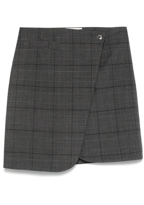 Coperni wrap mini skirt - Grey