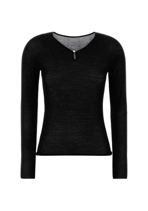 Carven V-neck sweater - Black