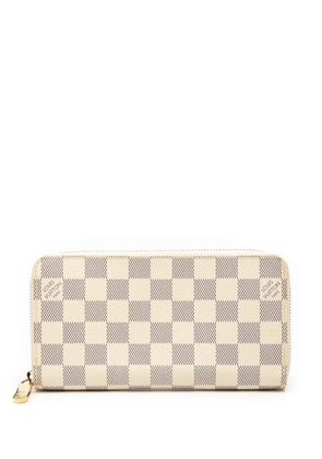 Louis Vuitton Pre-Owned 2016 Damier Azur Zippy Wallet long wallets - White