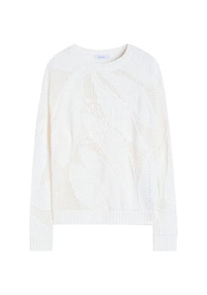 Max Mara knited jumper - White