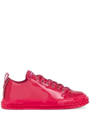 Giuseppe Zanotti low-top leather sneakers - Pink